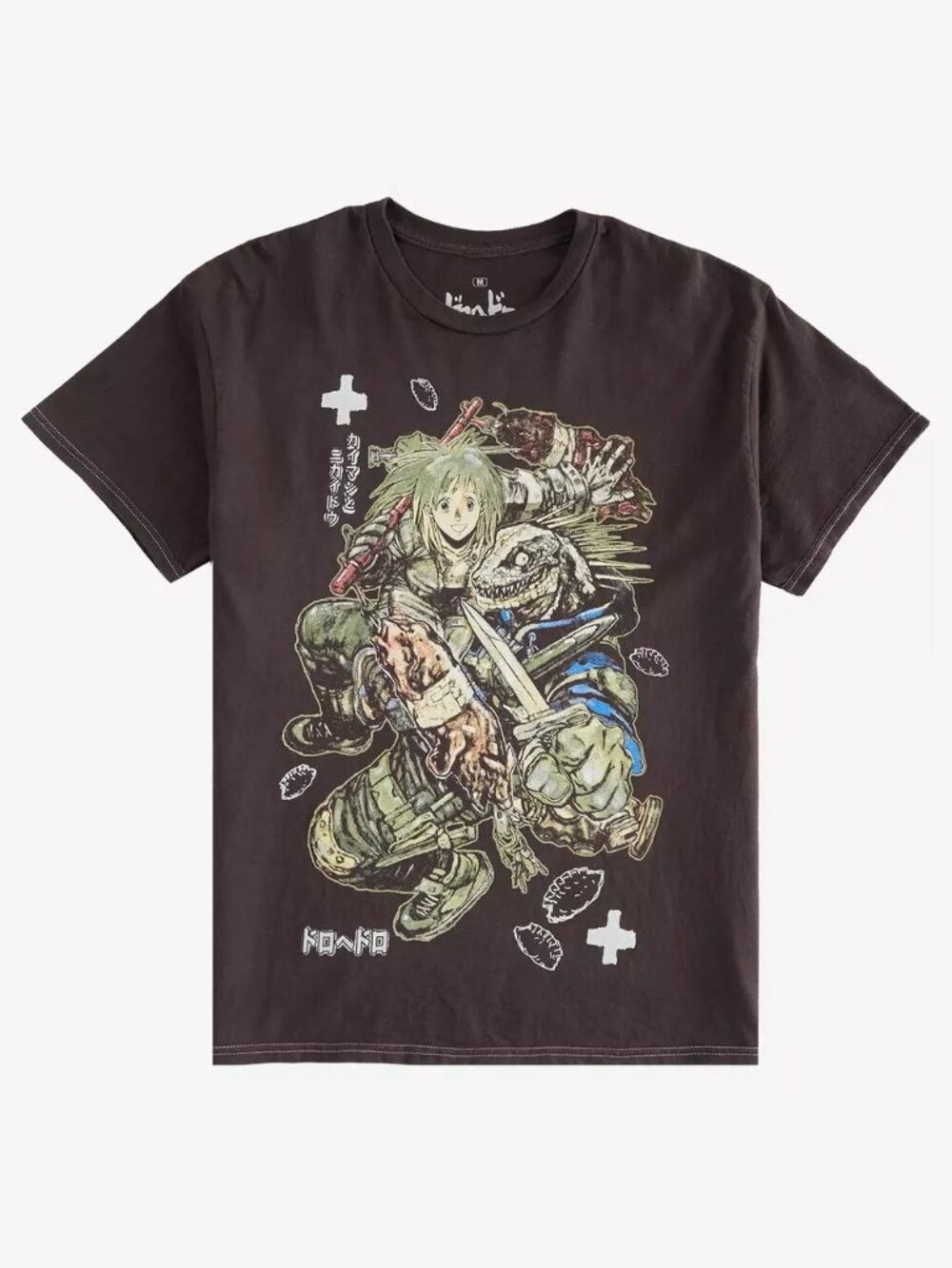 Dorohedoro Group Mask Anime Graphic T-Shirt Hot Topic Manga Japan